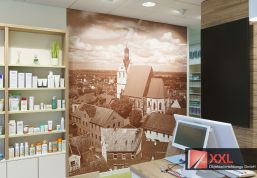 Atmosphärische Implementierung von Gestaltungselementen für einen hohen Wohlfühlfaktor unter den Kunden der Kreuz Apotheke in Löbejüne