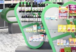 Die Aesculap Apotheke in Riesa mit mobilen Regal- und Standsystemen