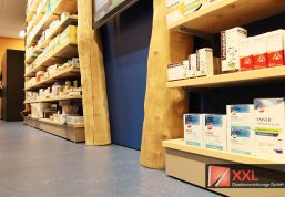Durchgängige Material-Konzeption im Ladenbau