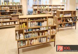 Zahlreiche Produkte trotz luftig konzipiertem Ambiente